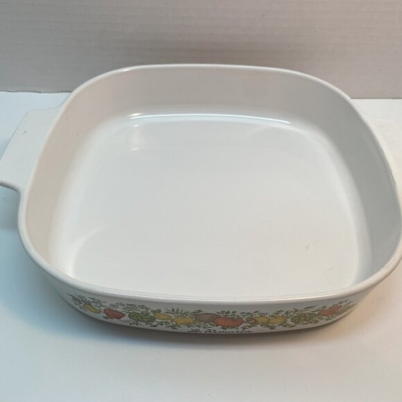 Corningware Vintage Le Romarin Casserole A-10-B / Spice of Life Oven Dish - Picture 3 of 4